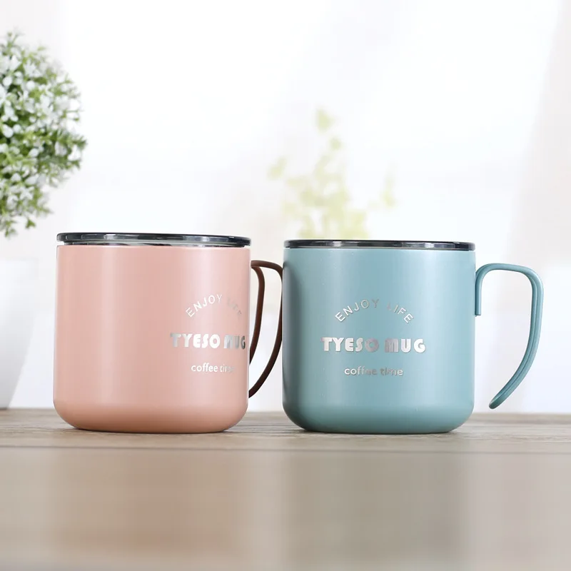 Shinetime High Quality OEM Design Outdoor 300ML Stainless Handle Coffee Cups