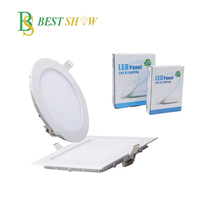 6w 7w 8w 9w 10w 12w 15w 20w 25w 24w small led panel light OEM