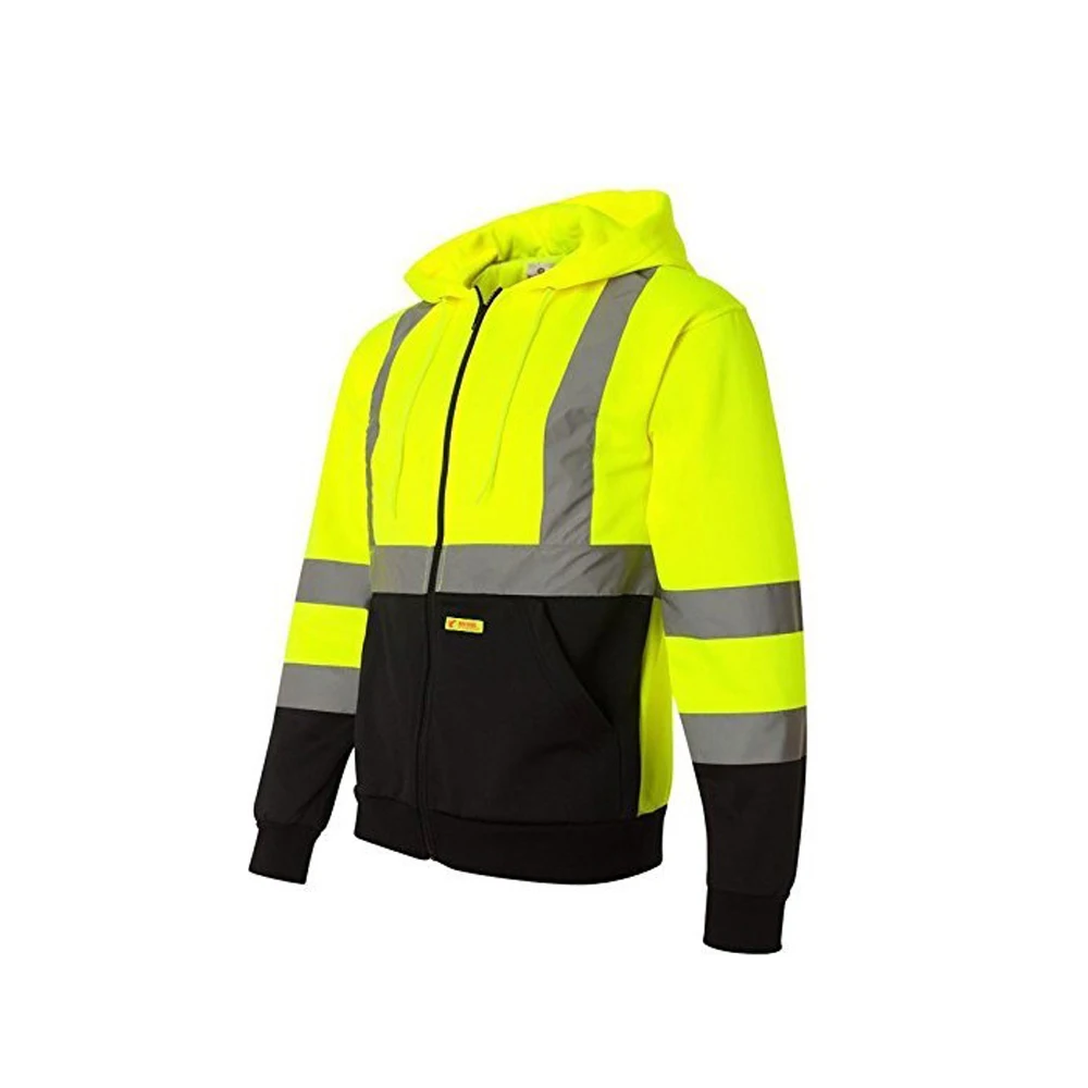 Светоотражающая Защитная футболка с капюшоном