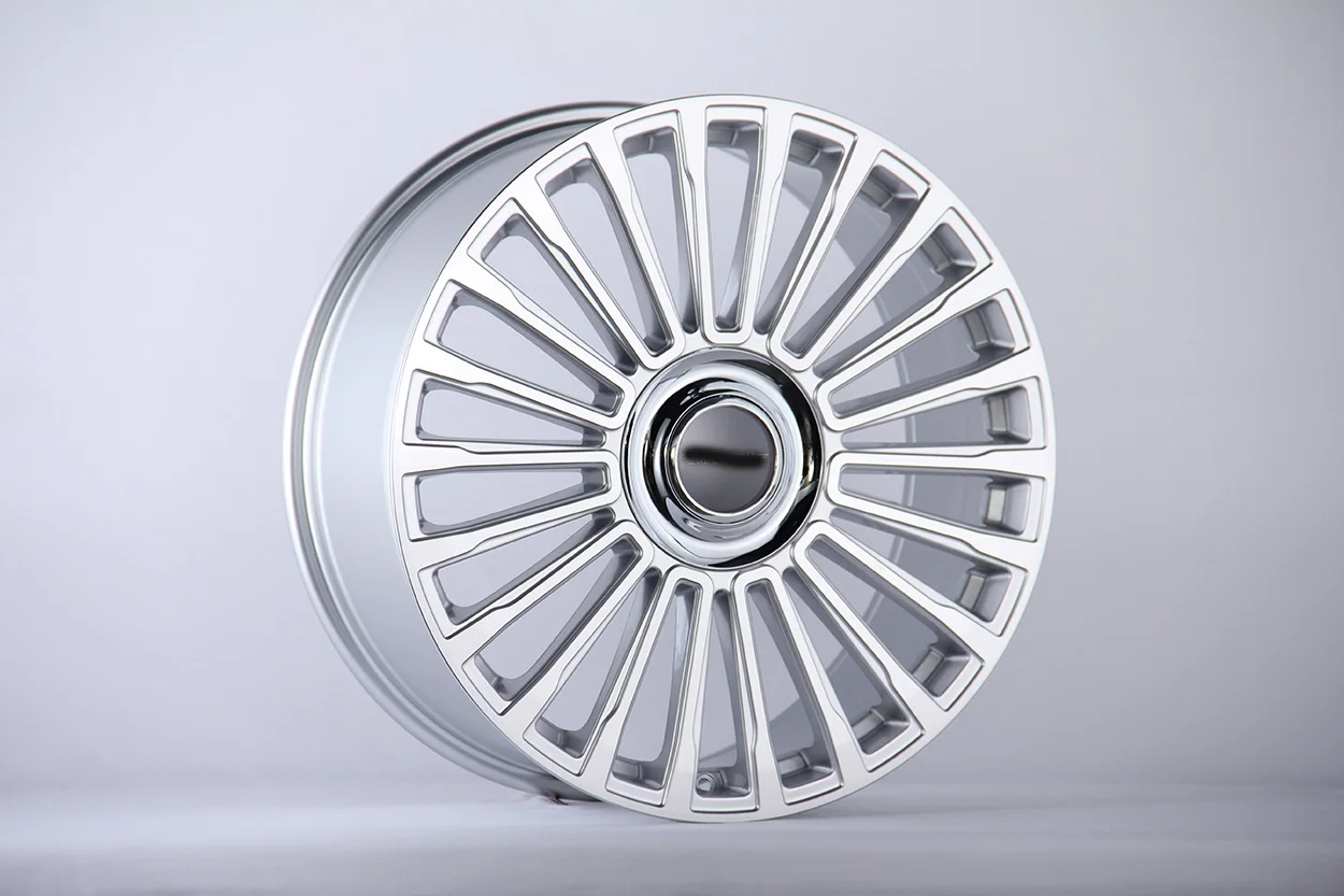 Rep 395  Black Machine Face Gloss Black   and Multi-spoke PCD 20 21 22  inch available in stock Passenger Car Wheel