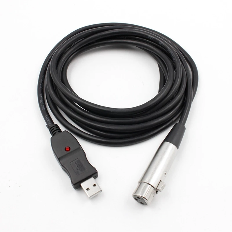 2019 Горячая продажа USB мужчина к XLR Женский микрофон USB MIC Link Кабель