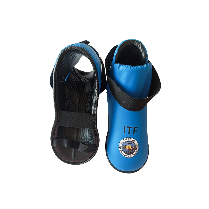Wholesale Custom Logo Semi Contact Kickboxing Boots Protectors Itf Taekwondo Foot Protector