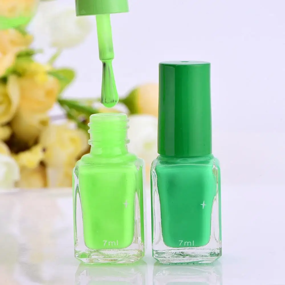 Neon Fluorescent Reflective Effect Esmaltes Light Color UV Gel Soak Off Glow In Dark UV Luminous Nail Polish For Beauty Nails