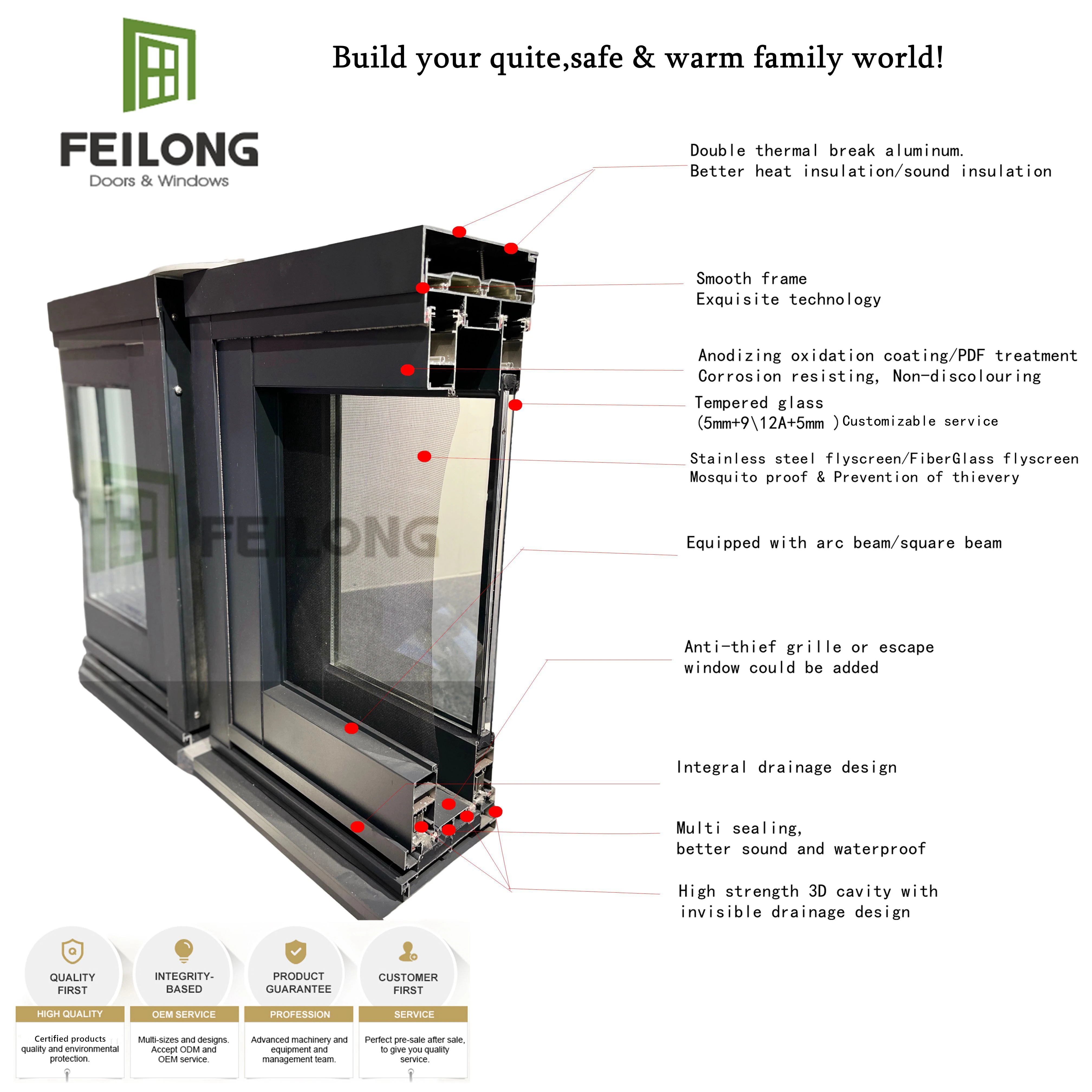 aluminium alloy doors and windows aluminium french casement windows in china glass windows aluminum casement window