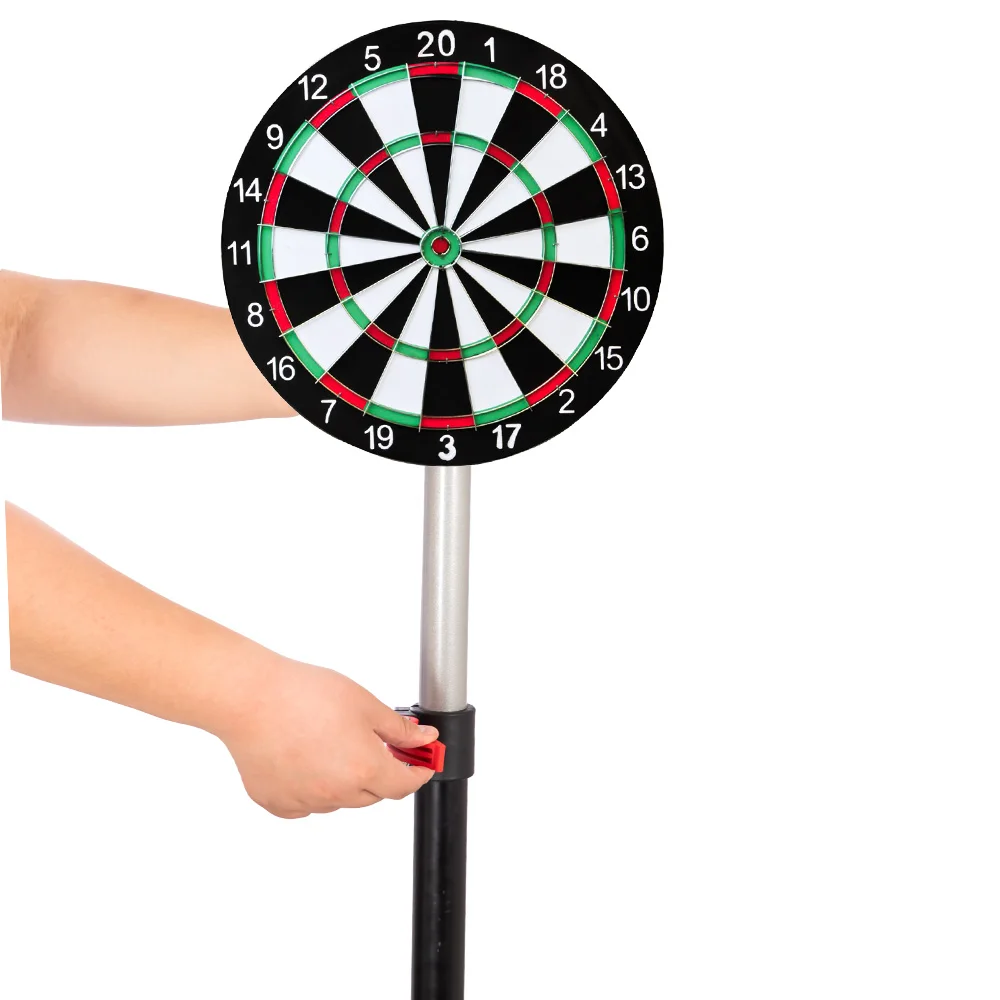 newly arrived dart board professional stand board, featuring a removable stand made of metal, is designed for the dart game