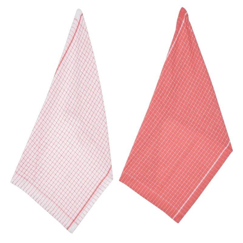 Flash Sale Indian Sellers of Checked Plain Woven Tea Towel Cotton Kitchen Towels Exporting With Quality Assurance