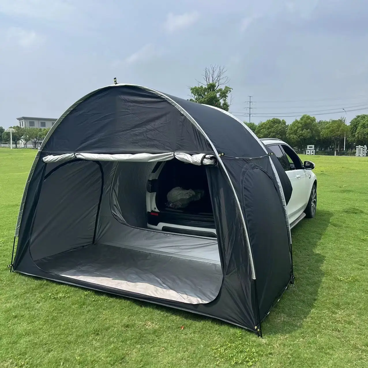 Self-driving multi-function SUV car rear tent Quick-open car trunk side canopy tent
