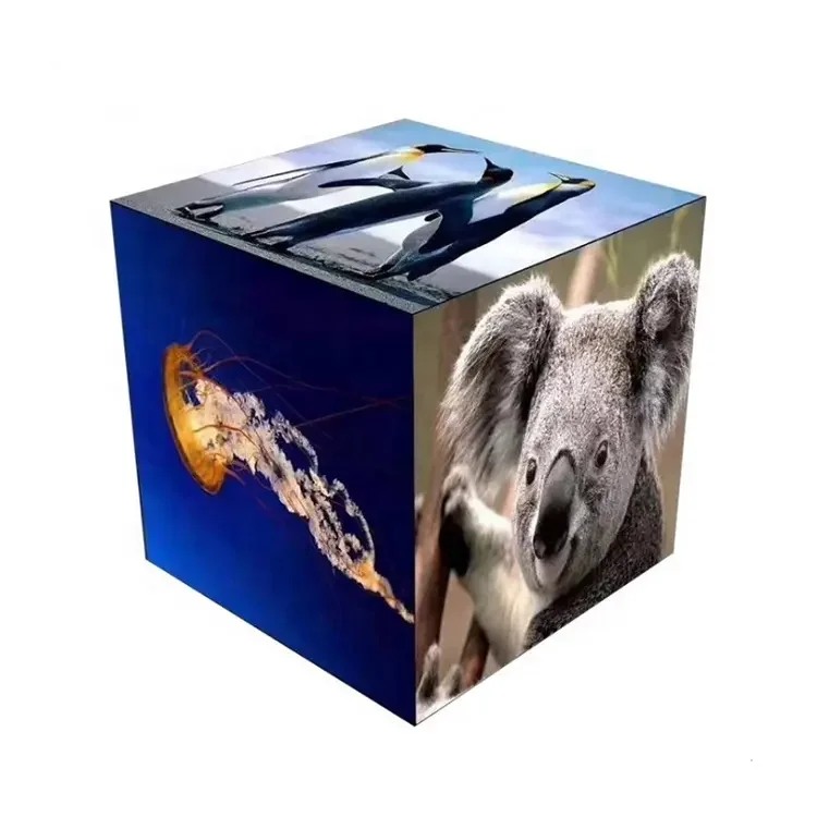 P3 новый дизайн Full Color HD Cube наружная реклама LED дисплей Screen