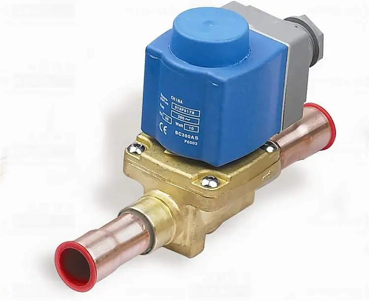 Hot sale Danfoss Type Refrigeration Parts Solenoid Valve EVR Control Valves With Coil