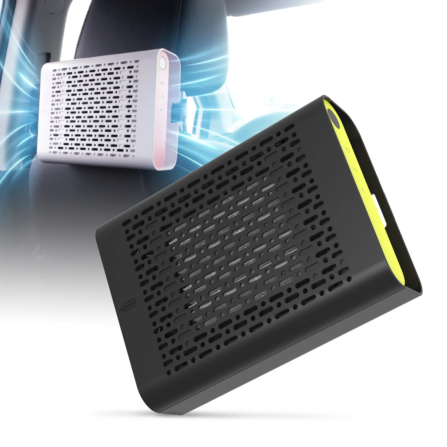 Фильтр с активированным бамбуковым углем, настольный домашний очиститель воздуха 12 В 24 В, автомобильный очиститель воздуха, HEPA фильтр