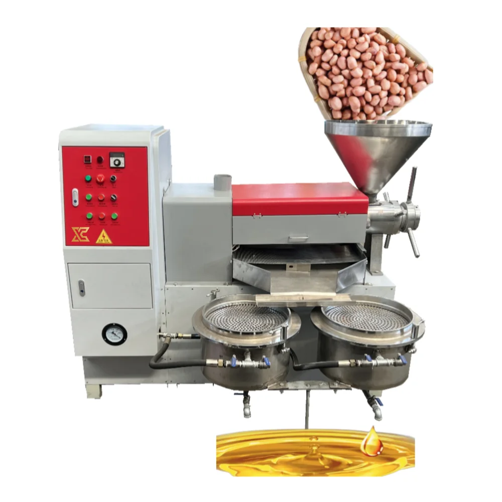 New Combined Seed Screw Oil Press Filter Cooking Oil Cleaning Soybean Oil Machine Price