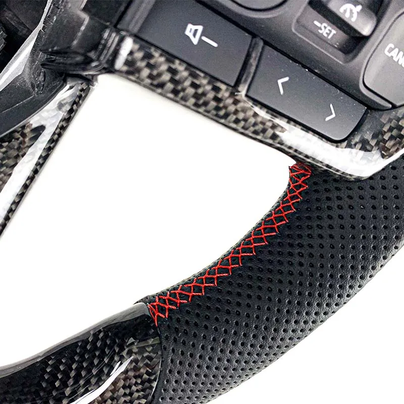 Углеродное Рулевое колесо для Toyota Land Cruiser Hilux Sr5 Fortuner Vigo Revo70 200 300 серии LC70/76/79 LC200 LC300