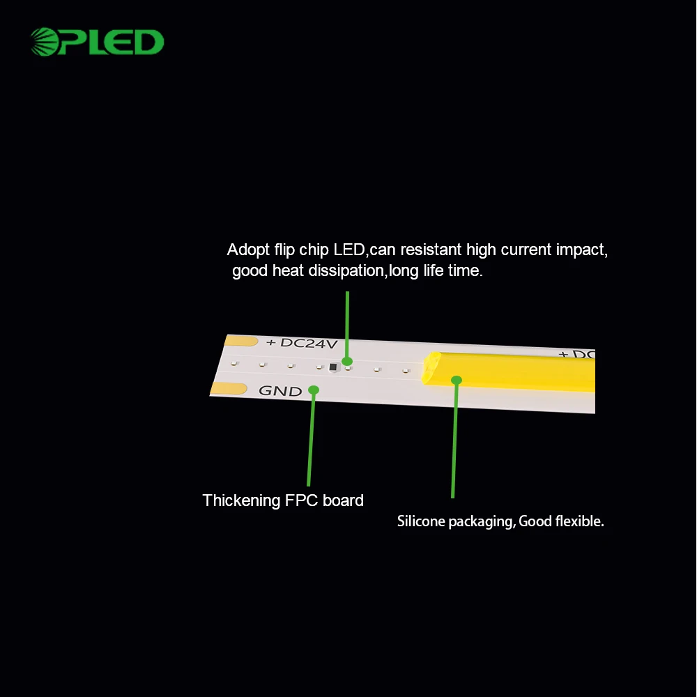 IP65 ip68 90cm 5V 12V 24V 5 metre 10m 50ft decorating outdoor guangdong usb sequential flexible rgb cob led strip lighting