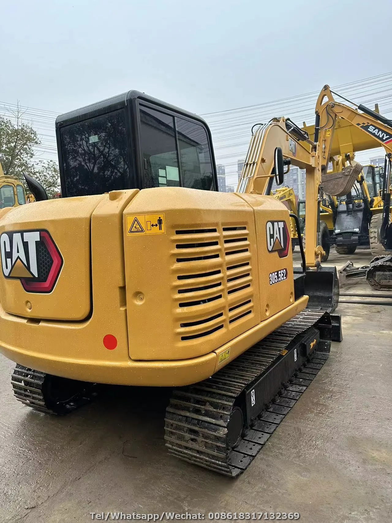 Original Used Cat 305.5E2 5 ton Small Excavator With EPA Certification Japan Imported Caterpillar Mini Digger