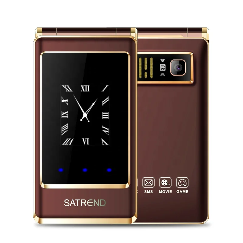 
China manufacturer wholesale FM MP3/MP4 Dual sim dual standby touch screen flip phone 