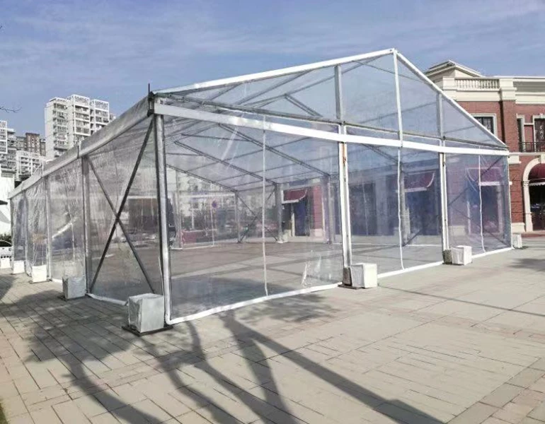 Clear roof wall transparent outdoor marquee party event wedding tent