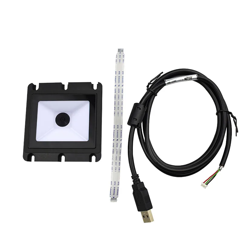 LV4300pro-TTL232/USB Fixed Mount Barcode Scanner White LED  QR Payment Embedded 1D 2D Reader for Bus Validator Vending Machine