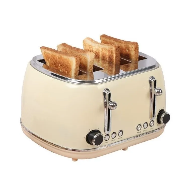 Factory Direct Selling  Kettle Set Vertical Bread 2 Slice Bread Toaster With Pot Toaster