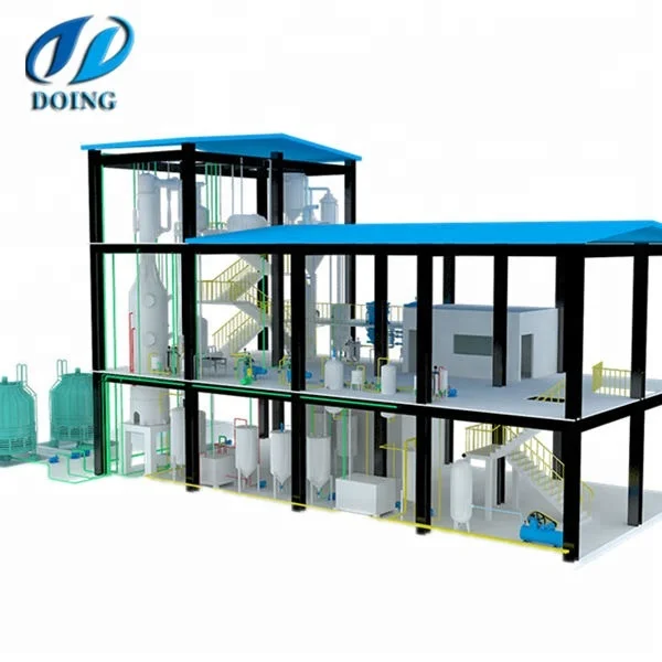 Productive edible oil refined machine refined soybean oil producer soybean oil refining equipment