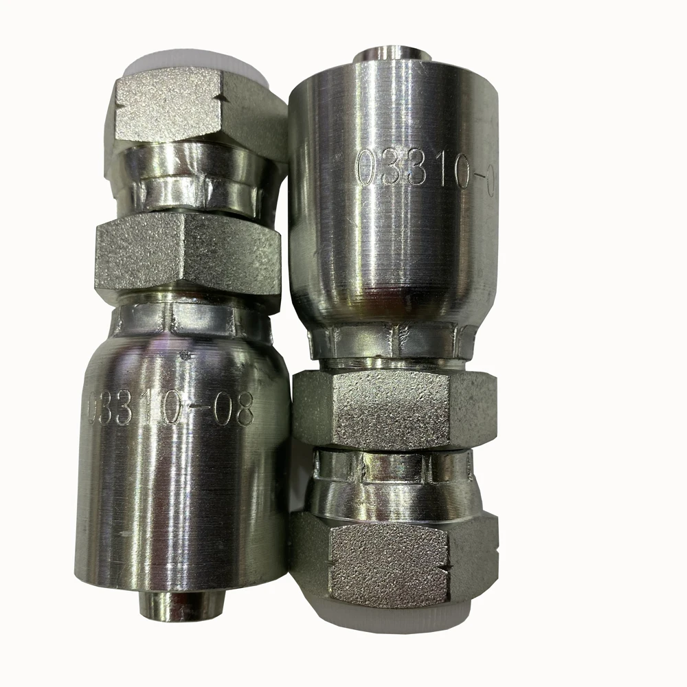 zinc plated hydraulic fitting one piece fittings for hydraulic hoses