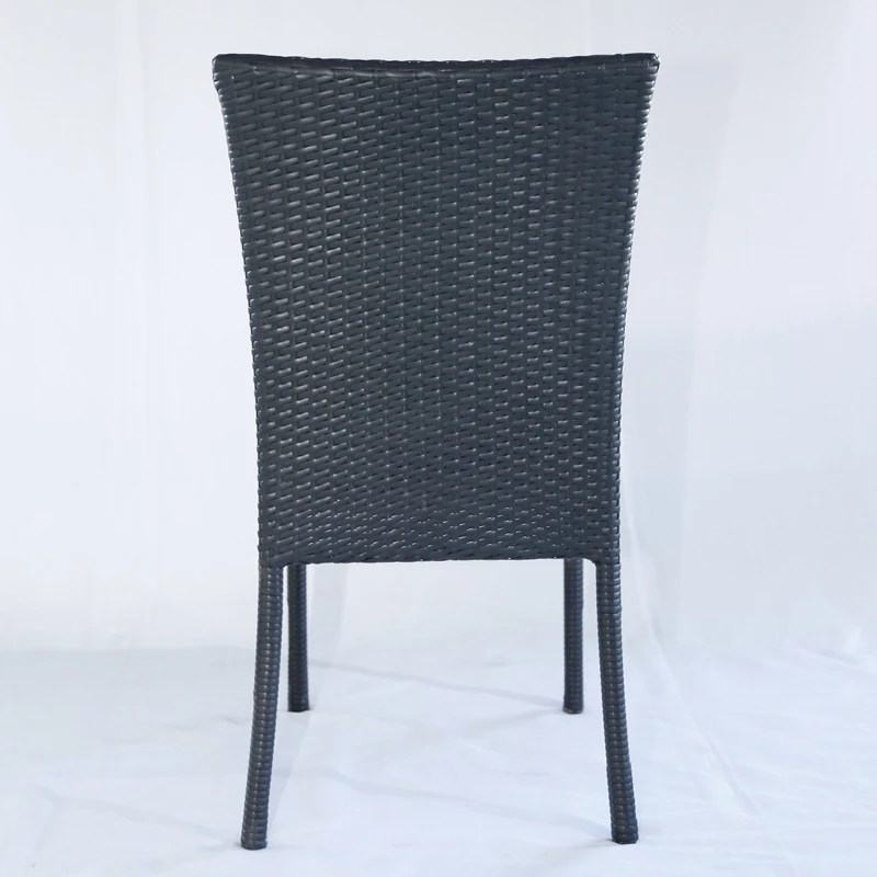 Natural PE Rattan Garden Table Chair Sets patio dinning set round outdoor furniture