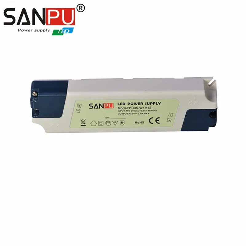 Sanpu постоянный ток 220v 30 Вт Светодиодный драйвер 200ma