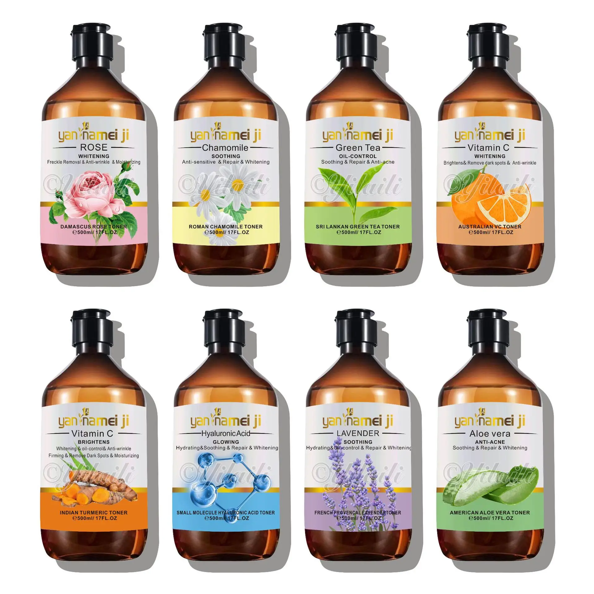 Women Face Skin Toner Hot Selling Rose Water Vitamin C Beauty Skin Care Moisturizing Whitening Brightening Beauty Face water