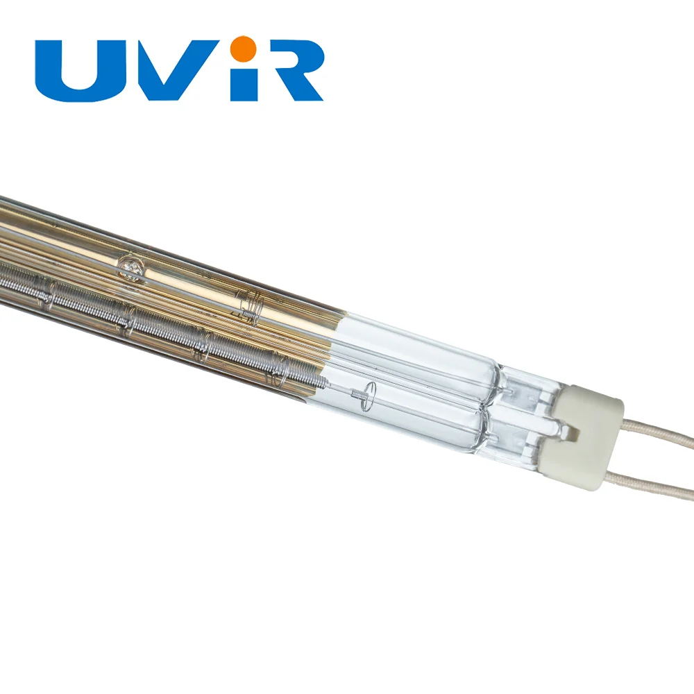 400V 6950W Twin Tube infrared heater lamp for curing powder paint