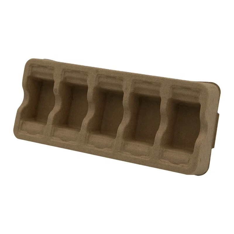 Custom Wholesale Biodegradable Dry Board Cardboard Moulding Price Manufacturer Sugar Cane Bagasse Pulp Mill Paper Pulp Tray 1mm