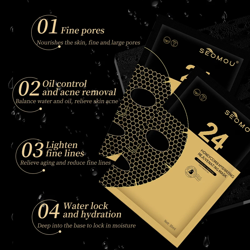 SEOMOU  South Korea mask Care Product Hydrating Natural Organic Skincare Beauty Korean Sheet Facial Mask