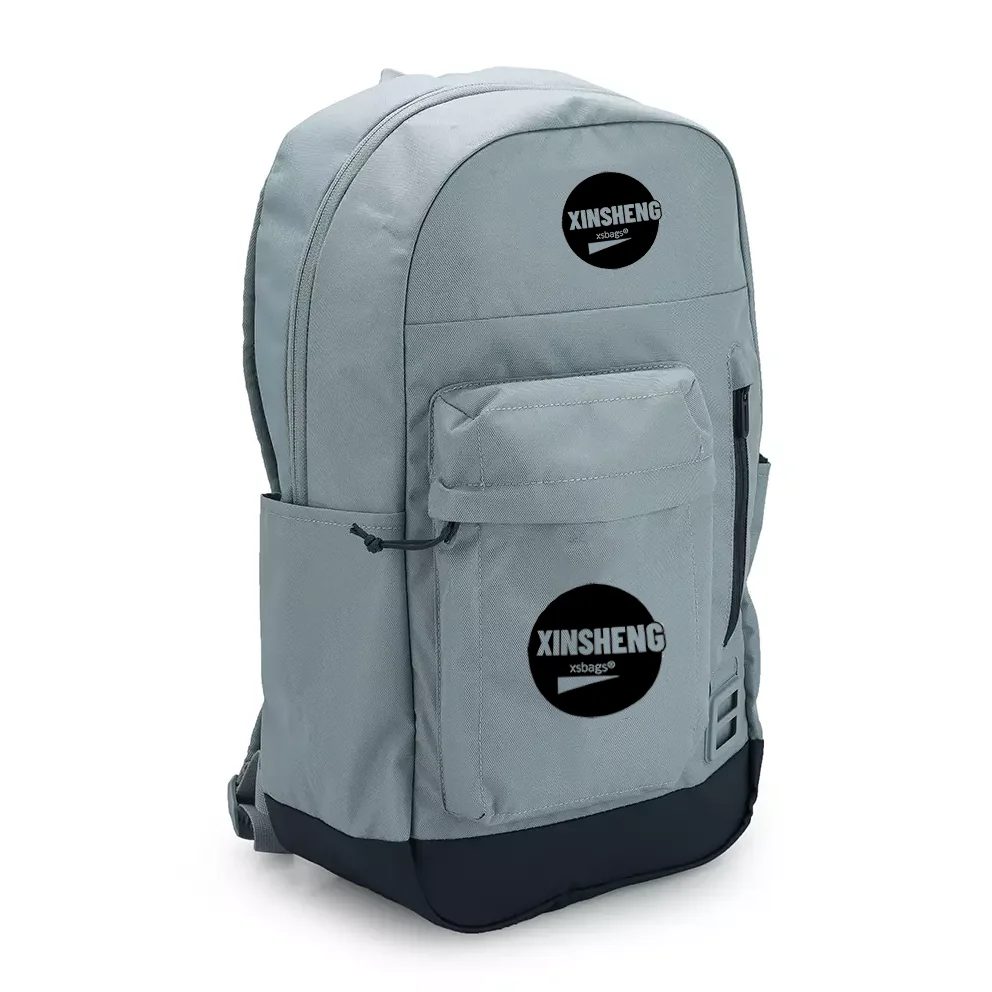 plain design fashion school bag for student waterproof recycle material leisure bagpack light outdoor travel backpack