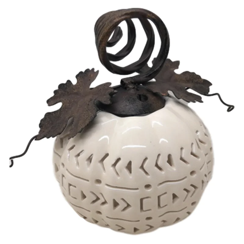 Round Pumpkin decorations maneki neko ceramic handmade figurines ornament Ceramic crafts