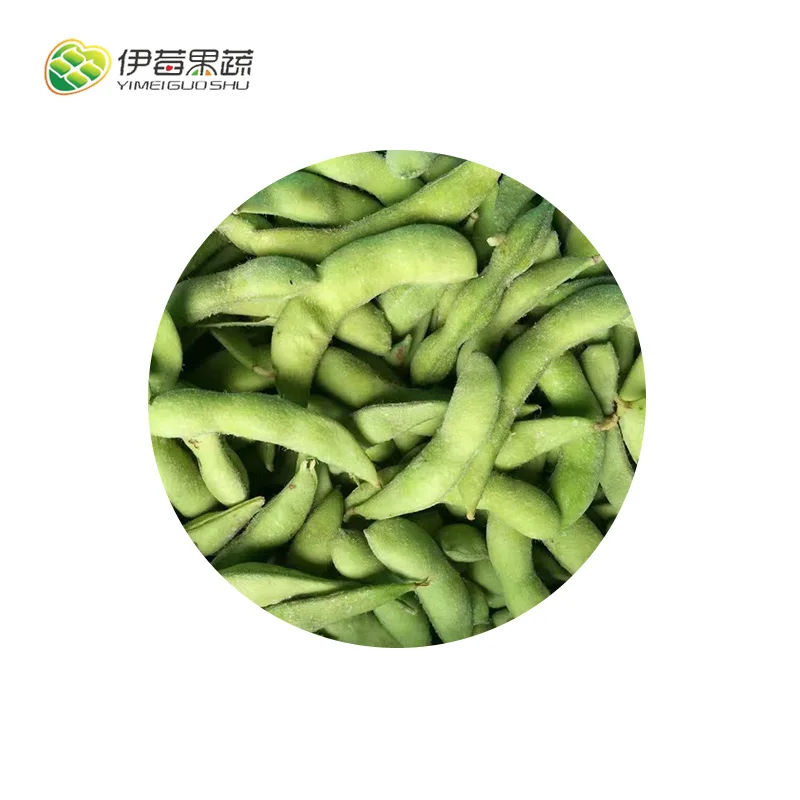 Serving fresh frozen Chinese vegetables, IQF frozen edamame whole