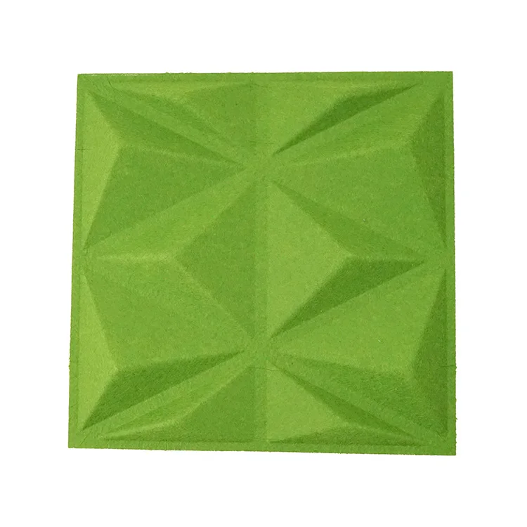 Хорошие декоративные студийные звукоизоляционные 3D акустические настенные панели из полиэстера