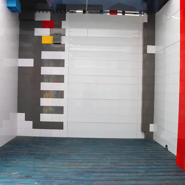 Factory direct solid abs plastic building blocks for screens & room dividers home diy dry-wall partition