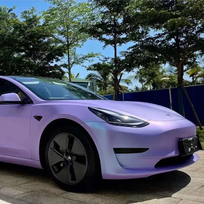 Satin Flip Glacial Frost Blue Car Wrap Vinyl Film Car Wrapping Stickers Vinyl Air Bubble Free For Vehicle Styling Size:1.52*18m