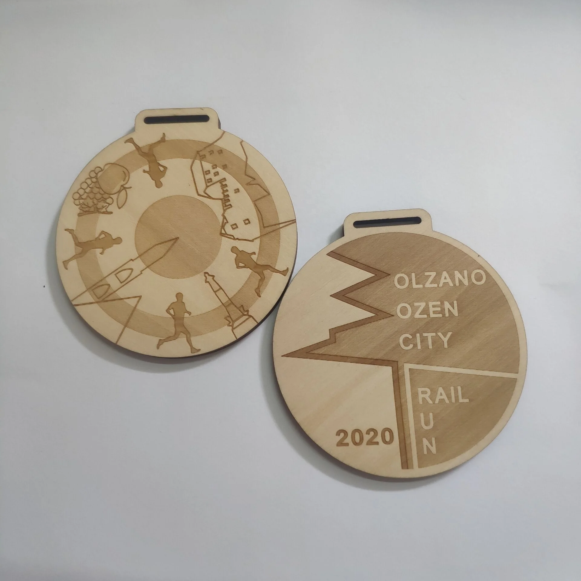 Customize Your Own Design Wooden Medal Medal Combined Wood Plaque Name Tag