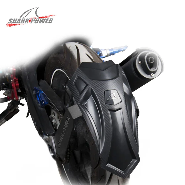Shark Power Black Splashguard заднее крыло заднего колеса крыла для мотоциклов M-Slaz Xaber