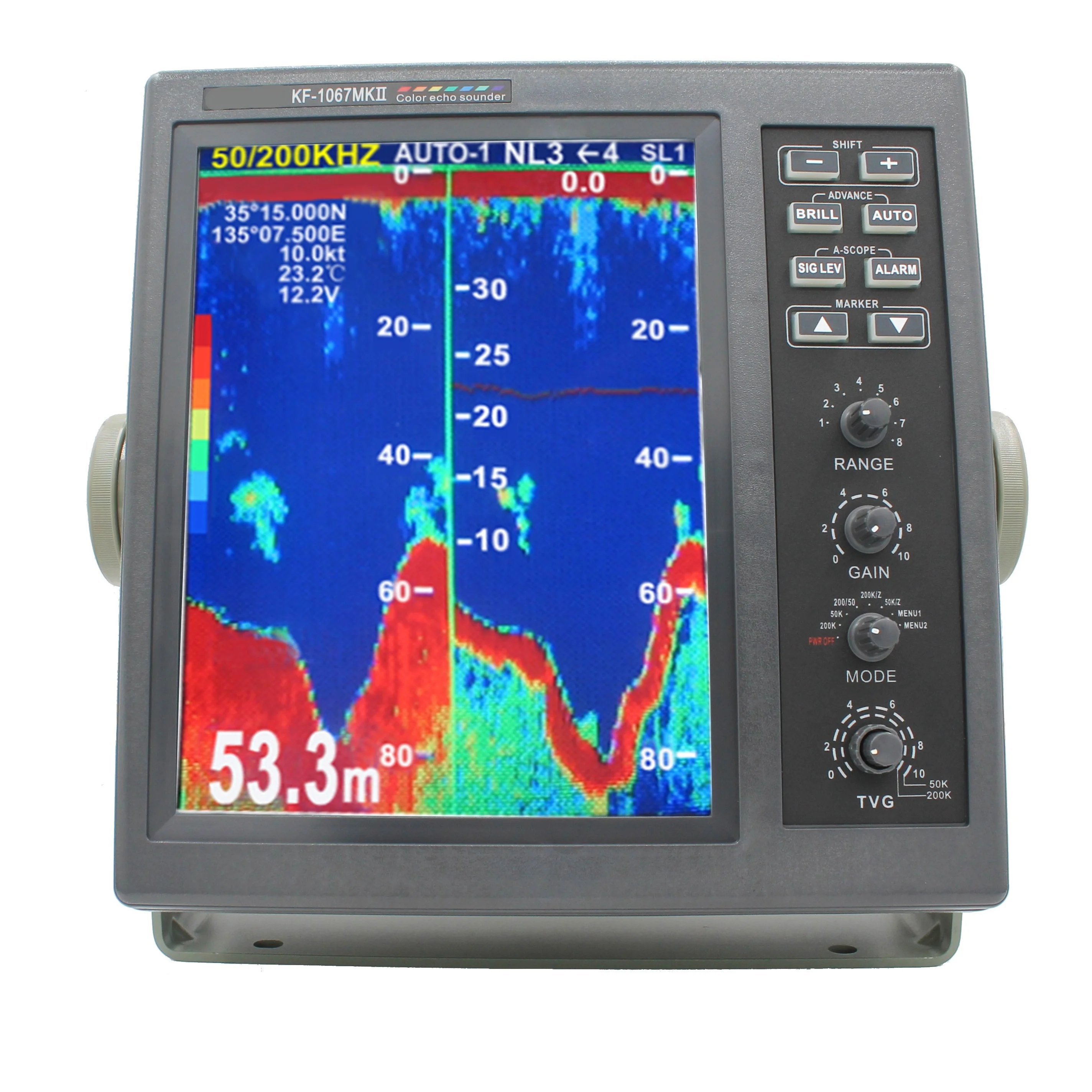 
Marine GPS Boat Side Imaging Fish Finder 
