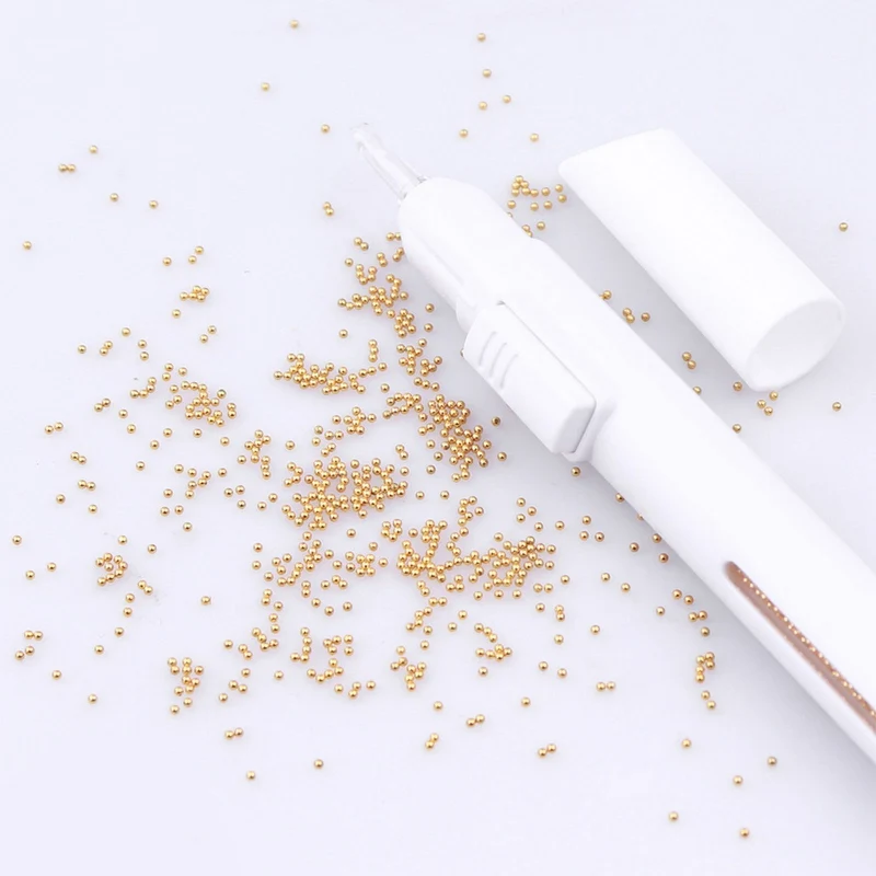 Bead Diameter Steel Beads Picking Dotting Pen Nail Art Tool Pick Up Small Ball Caviar Manicure Accessories Dotting Tool