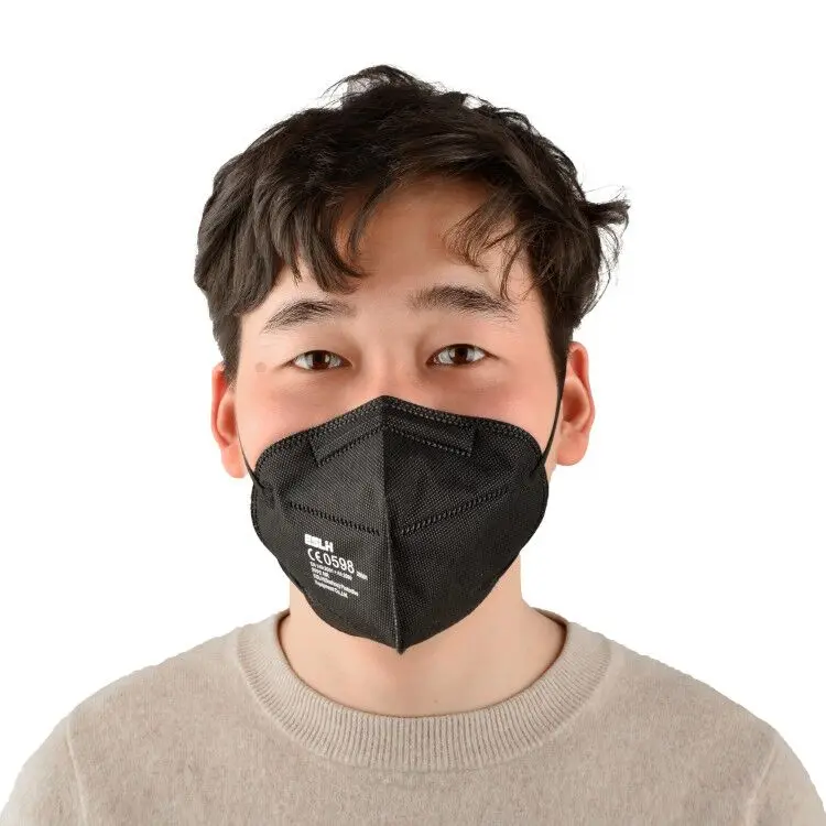 High Quality Wholesale Disposable Protective Face Mask 5 layer Filter KN95 FFP2 EN149 Mask Earloop Type