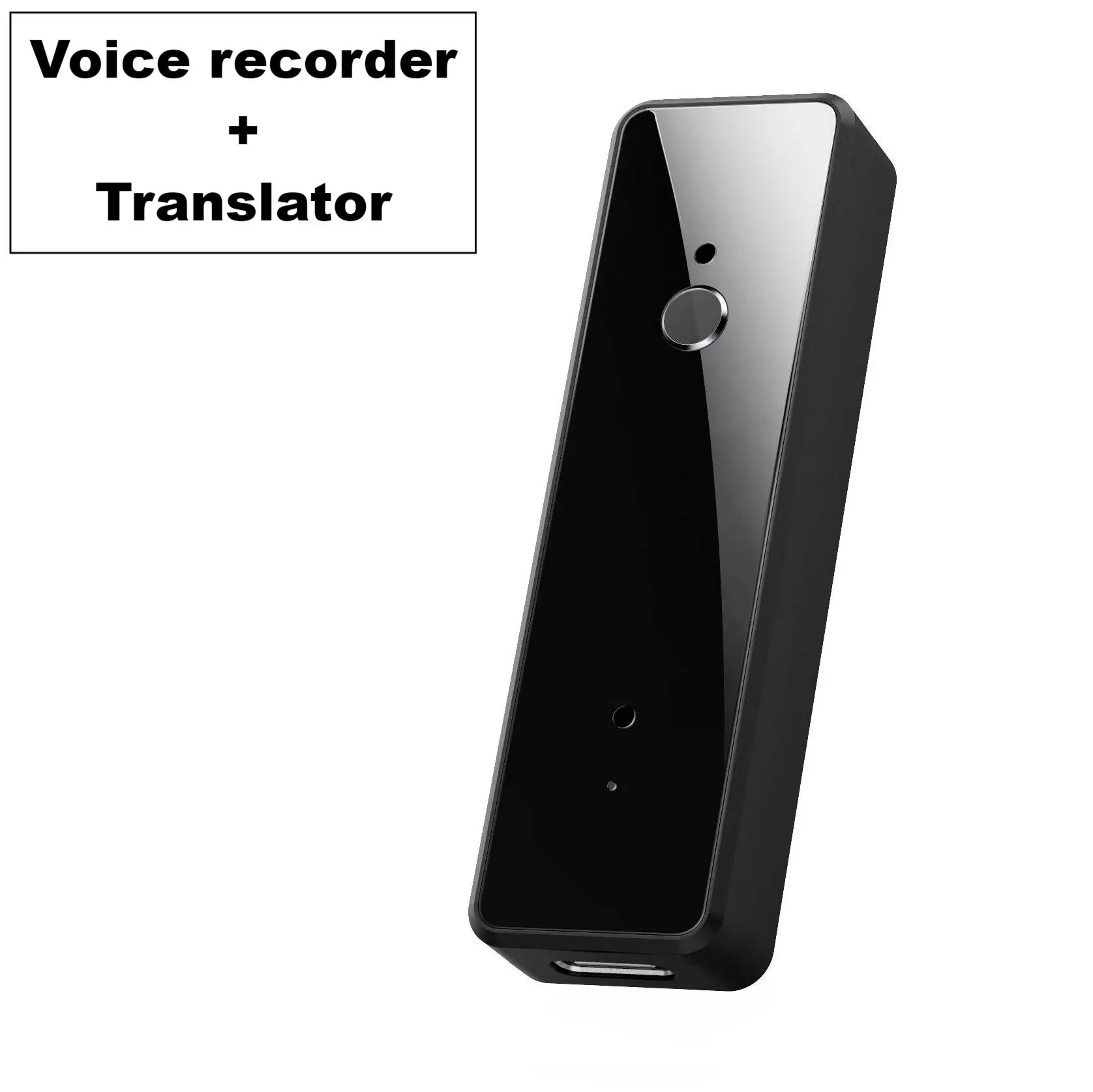 AI intelligent voice recorder 10M pickup distance intelligent noise reduction simultaneous interpretation translator