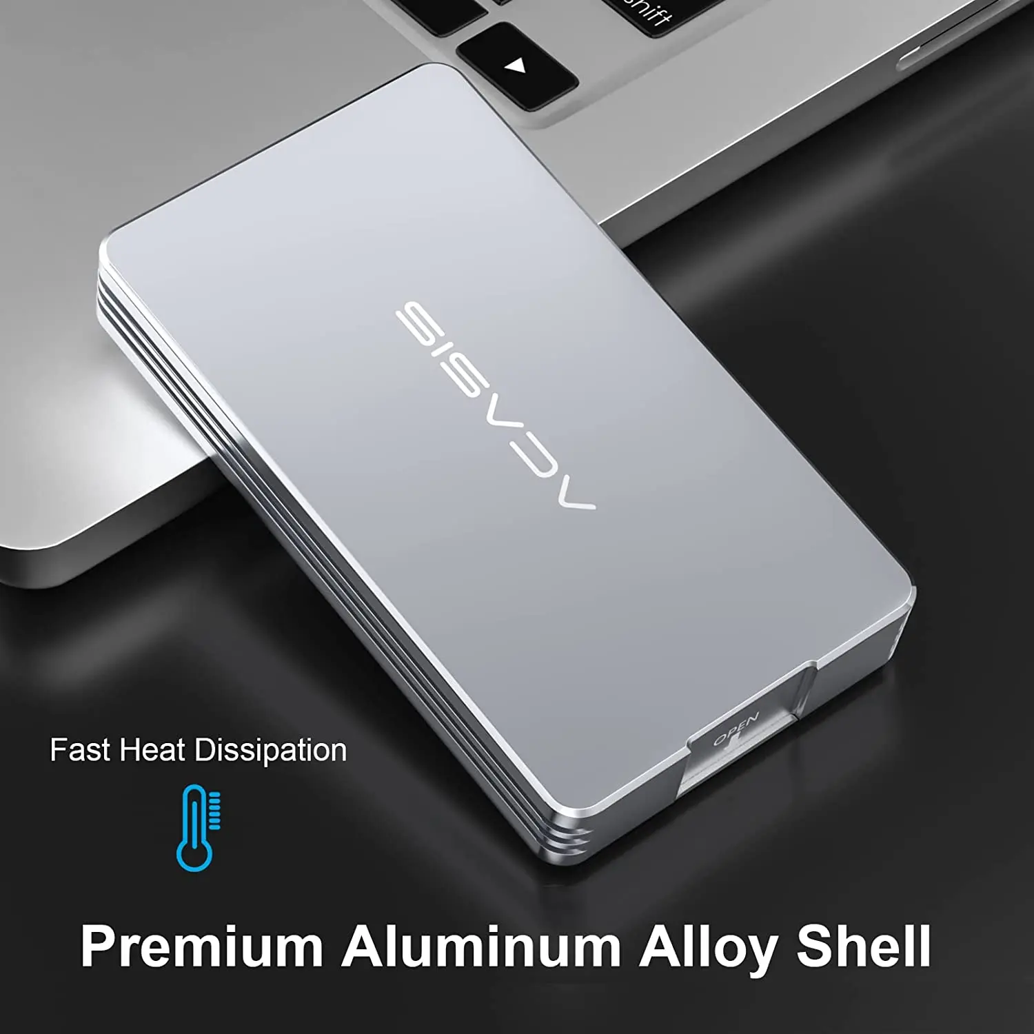 ACASIS USB 4.0 M.2 Nvme Enclosure 40Gbps NVME M.2 SSD PCI-E M-Key Solid State Drive External Aluminum shell Enclosure