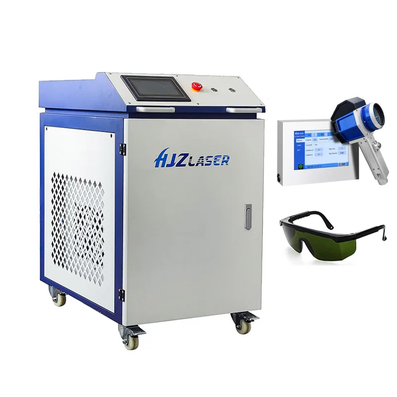 Discount 100w 200w 300w portable fiber laser cleaning machine laser cleaner paint rust removal price