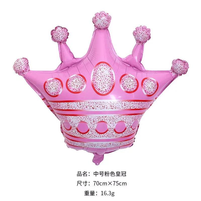 Hot Sale Can Customized Crown Mini Medium Large Size Crown Foil Balloon Celebration Birthday Party Decoration