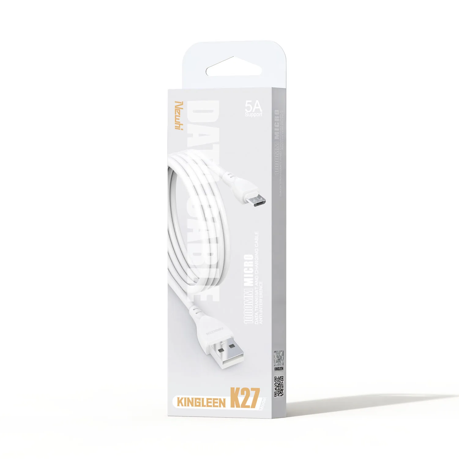 KINGLEEN K27/K28/K29s 2021 New Design 1-Meter Micro/iph/type-c Mobile Phone 3.1A USB Data Cable Fast Charging Android USB Cable