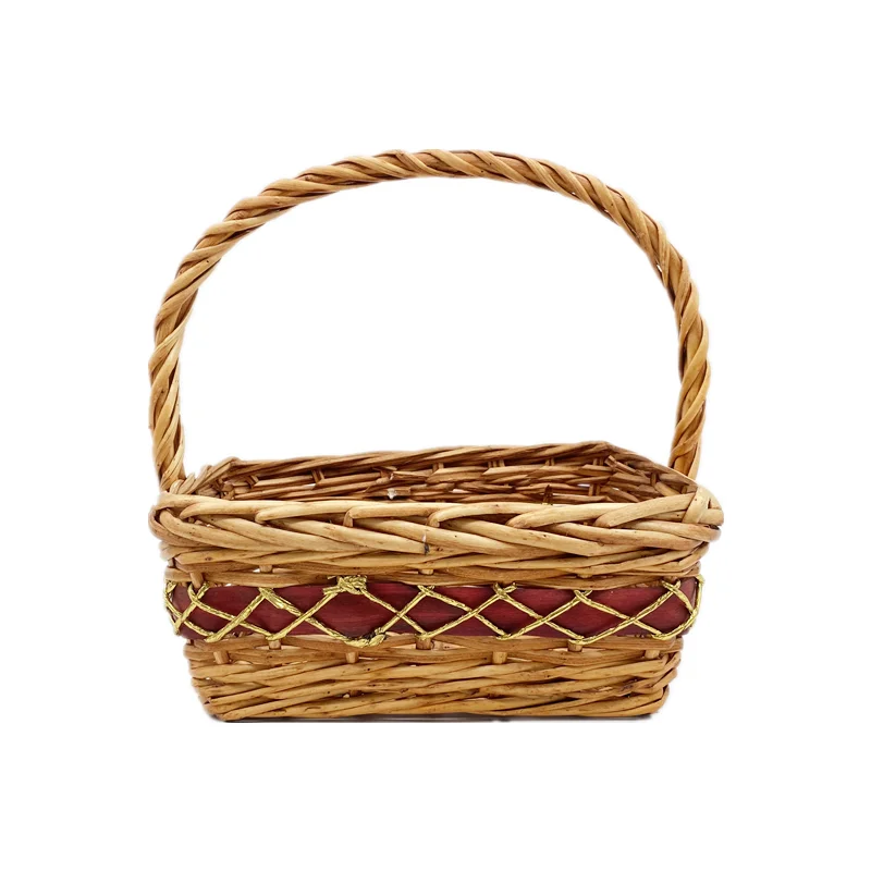 Handmade  Wholesale Decoration Willow Wicker Gift Hamper Basket
