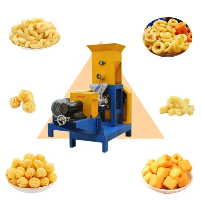 Low energy consumption	corn puff ring machine	corn and rice puff machine	corn puff packaging machine
