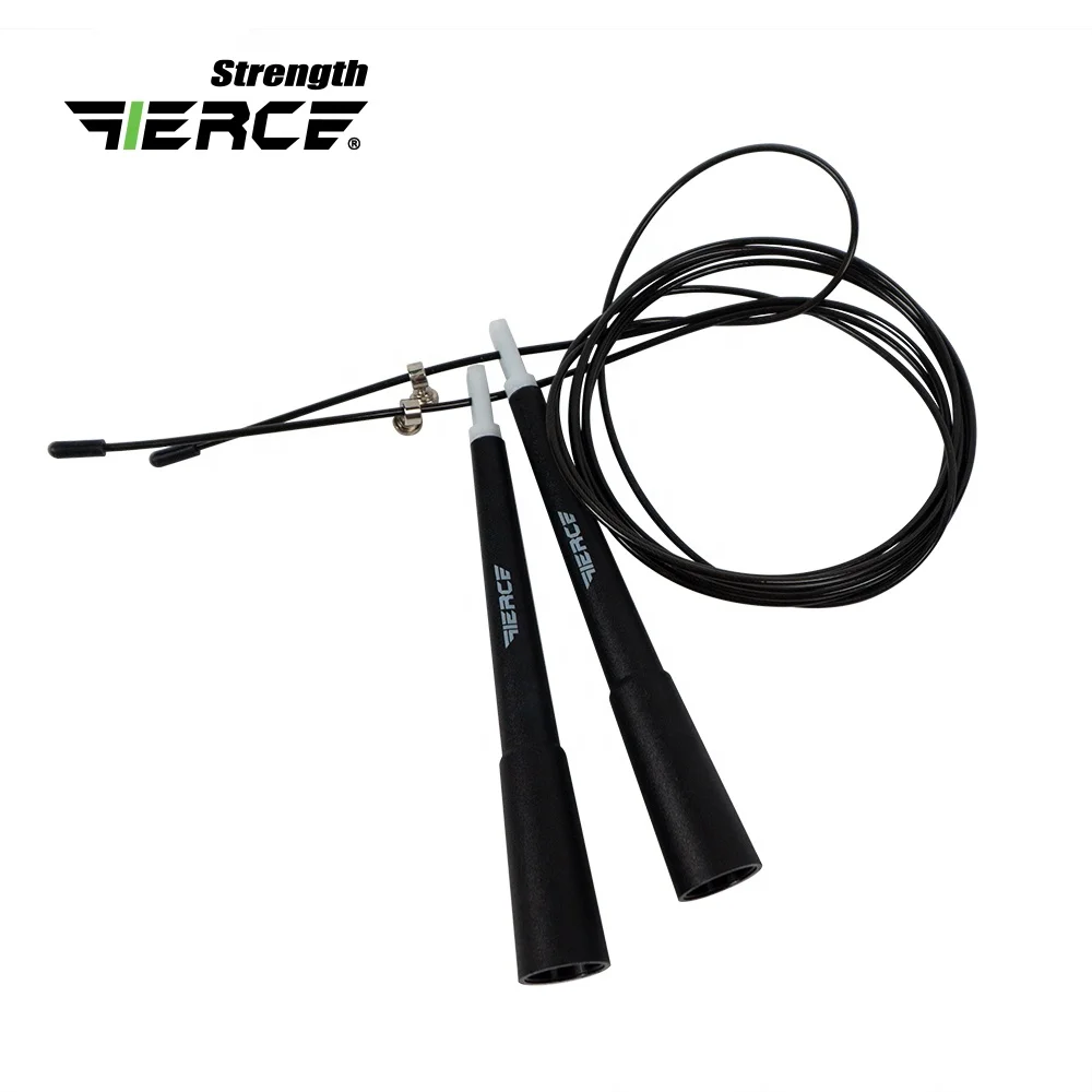 FIERCE PP Handle PVC Coated Steel Wire Entry Level Speed Rope