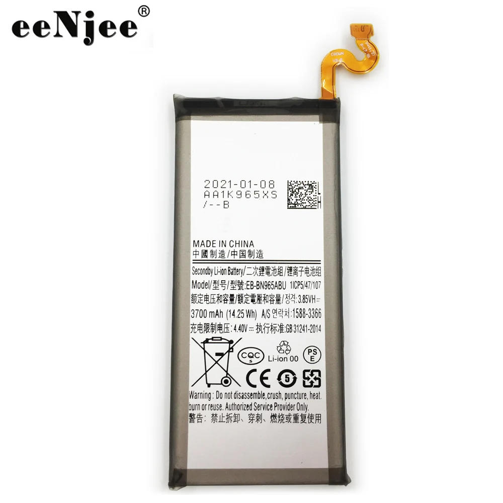 
EB-BN965ABU EB-BN965ABE Hot Selling Rechargeable Battery For Samsung Galaxy Note9 Note 9 SM-N9600 N960F N960U N960N N960W 